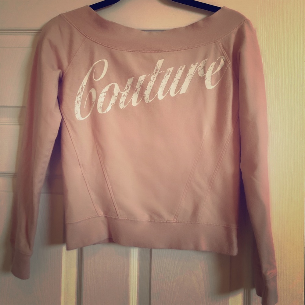 Express fitted Couture sweatshirt